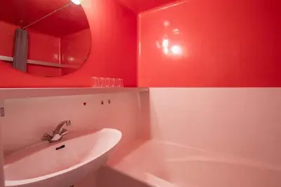 Image de 50m du centre station, 1er étage, vue montagne, balcon, télévision, 33m², Les Arcs