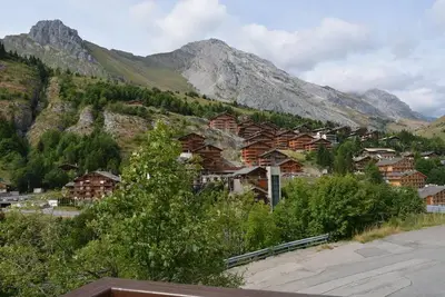 Image de Rez-de-chaussée, vue village, balcon, parking, télévision, 45m², Le Grand Bornand