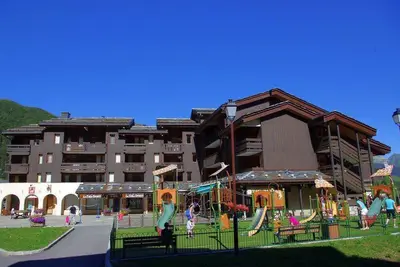 Image de À 40m des pistes de ski, 1er étage, balcon, télévision, casier à ski, 27m², Valmorel