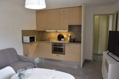 Image de Centre station, 3ème étage, balcon, télévision, casier à ski, 33m², Montgenèvre
