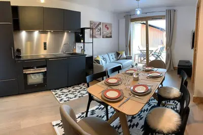 Image de Rez-de-chaussée, terrasse, télévision, casier à ski, 47m², Les Saisies