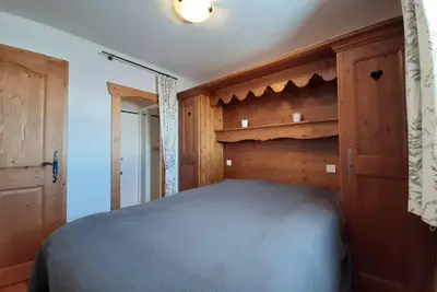 Image de 2ème étage, vue vallée, piscine, balcon, télévision, casier à ski, 45m², Les Arcs