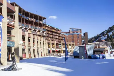Image de 10m du centre station, 2ème étage, balcon, télévision, 21m², Les Arcs