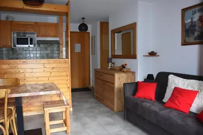Image de 2ème étage, balcon, télévision, casier à ski, 28m², Pralognan-la-Vanoise