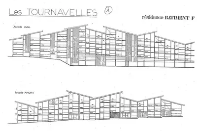 Image de 50m des commerces, 1er étage, balcon, télévision, casier à ski, 33m², Les Arcs