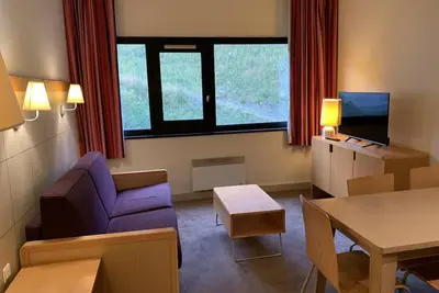 Image de Au pied des commerces, 5ème étage, télévision, casier à ski, 43m², Flaine