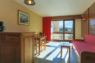 Image de 300m des commerces, balcon, parking, télévision, 29m², Les 2 Alpes