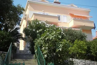 Image de Appartement d'une chambre avec le balcon et la vue sur le mer Makarska (A-19202-b)