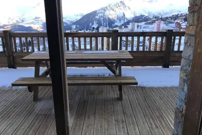 Image de Balcon, parking, télévision, 51m², La Toussuire