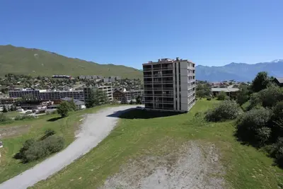 Image de À 50m des pistes de ski, 4ème étage, balcon, télévision, 33m², La Toussuire