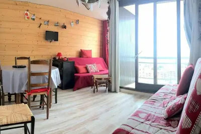 Image de 150m des commerces, 7ème étage, balcon, télévision, 33m², La Toussuire