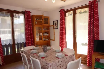 Image de 1er étage, vue montagne, terrasse, télévision, casier à ski, 45m², Les Houches