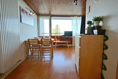 Image de À 50m des pistes de ski, Rez-de-chaussée, télévision, casier à ski, 24m², Chamrousse
