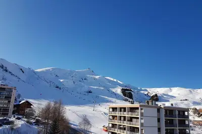 Image de À 100m des pistes de ski, 5ème étage, balcon, télévision, 35m², La Toussuire