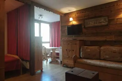 Image de 10m du centre station, 4ème étage, télévision, 35m², Val Thorens
