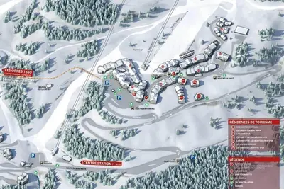 Image de 50m des commerces, 2ème étage, remise en forme, piscine, sauna, balcon, télévision, casier à ski