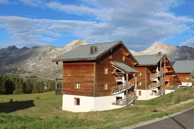 Image de 1er étage, vue montagne, télévision, 32m², La Joue du Loup