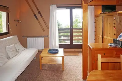 Image de À 20m des pistes de ski, Rez-de-chaussée, balcon, télévision, 35m², Les Orres