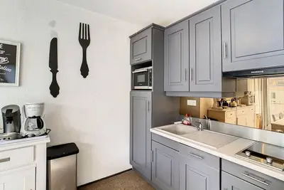 Image de À 80m des pistes de ski, 1er étage, balcon, télévision, 46m², La Toussuire
