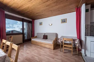 Image de 1er étage, balcon, télévision, casier à ski, 48m², Tignes
