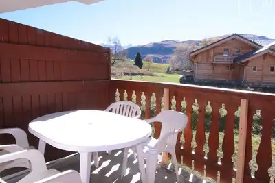 Image de 210m des commerces, 1er étage, balcon, parking, télévision, casier à ski, 30m², Alpe d'Huez