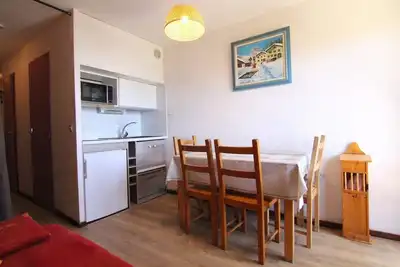 Image de 80m des commerces, 2ème étage, télévision, casier à ski, 22m², Alpe d'Huez