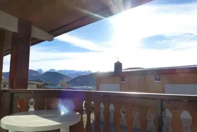 Image de 190m du centre station, 2ème étage, balcon, télévision, casier à ski, 30m², Alpe d'Huez