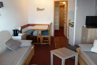Image de 2ème étage, vue montagne, balcon, télévision, 35m², Montchavin La Plagne