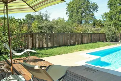Maison de vacances privée avec Wifi, piscine privée, climatisation, Tv, terrasse, vue panoramique