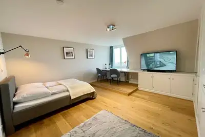 Image de Lovingly designed 32m² apartment on the 1st floor offers space for 2 people
