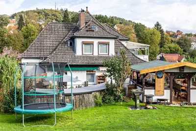 Image de Maison de vacances 'Haus am Vogelsang' près du centre historique avec piscine partagée et Wi-Fi