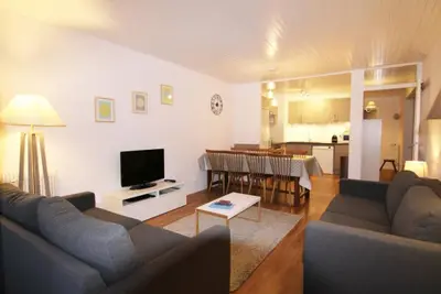 Image de 2ème étage, balcon, télévision, casier à ski, 70m², Alpe d'Huez