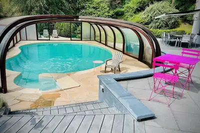 Image de Villa250m Piscine chauffée❄️Spa❄️sauna❄️babyfoot❄️Kota-grill