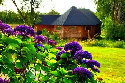 Image de Luxury Glamping in Hobbit Lodge, quiet, relaxing for that special break away.