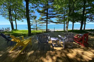 Image de Lake Michigan beachside cottage in Good Hart