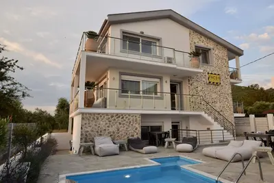 Luxury villa with sea views and unique designs