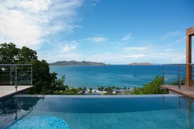 Villa Manava | Ocean View - Located in  Magnificent Pointe Milou with Private Pool