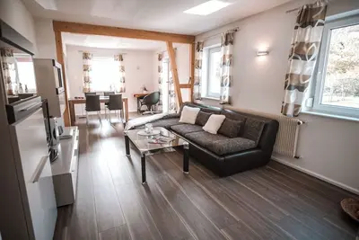 Image de Appartement 'WohlfĂĽhlmomente im Nordschwarzwald' avec jardin et Wi-Fi