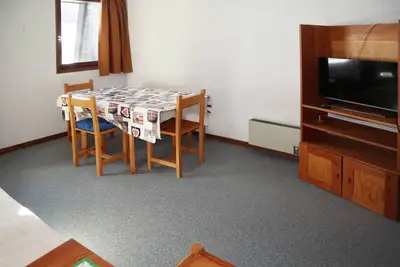 Image de 2ème étage, vue montagne, balcon, télévision, 24m², Les Orres