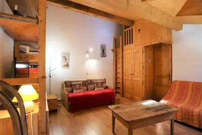 Image de Duplex de 50m² pour 6 à 7 personnes, 2 chambres fermées et mezzanine avec couchages