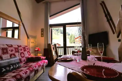 Appartement 6 personnes au Planay classé 2 étoiles, pied des pistes