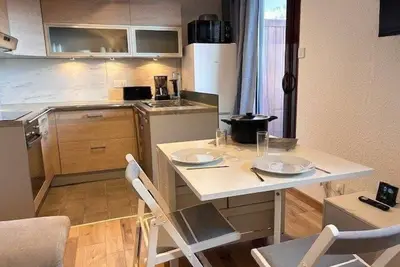 50m des commerces, 2ème étage, vue montagne, balcon, télévision, casier à ski, 23m², Risoul