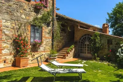 Exclusive use farmhouse with private pool.