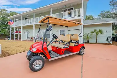 Image de ★ New Listing Discount! + Steps 2 Private Beach + Private Pool + Golf Cart Incl★