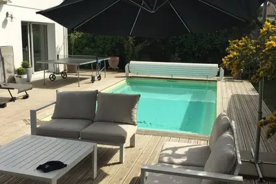 Image de Appartement villa avec piscine privée à 5 min des plages
