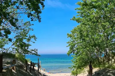 Cozy beach bungalow in the middle of nature and close to the beach.