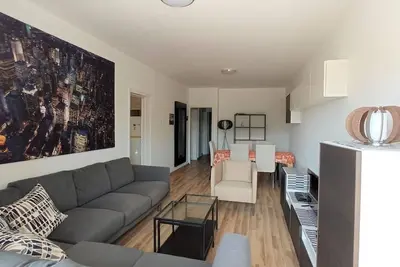 Umm Haram whole apartment · 5 min walk to the Beach! Netflix & fast Internet