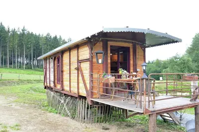Image de Mobile home confortable avec terrasse
