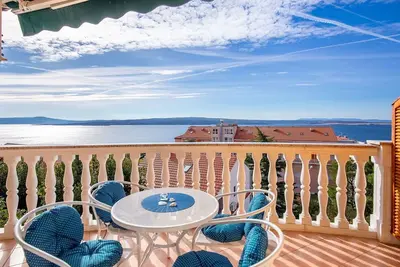 Image de Maison de campagne en Croatie avec piscine et vue
