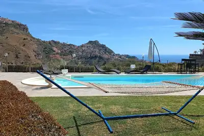 Image de Charming villa apart. stunning view of, Taormina, the Ionian sea, relaxing